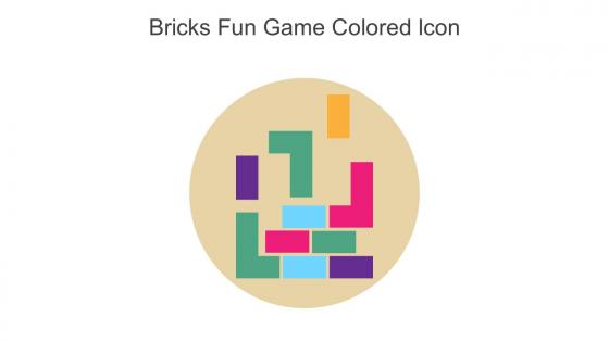 Bricks Fun Game Colored Icon In Powerpoint Pptx Png And Editable Eps Format