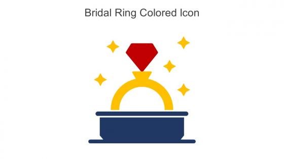 Bridal Ring Colored Icon In Powerpoint Pptx Png And Editable Eps Format