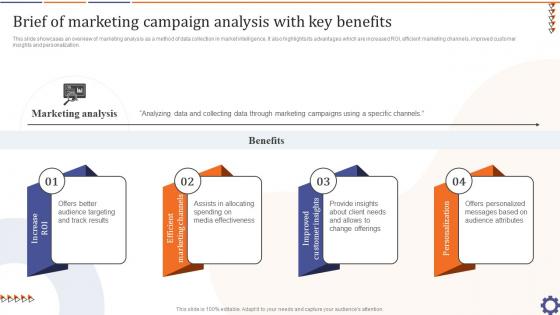 Brief Of Marketing Campaign Analysis With Guide For Data Collection Analysis MKT SS V