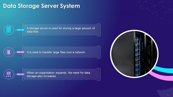 Brief Overview Of Data Storage System Training Ppt