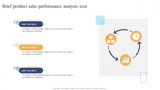 Brief Product Sales Performance Analysis Icon