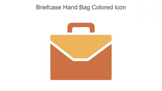 Briefcase Hand Bag Colored Icon In Powerpoint Pptx Png And Editable Eps Format