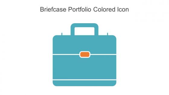 Briefcase Portfolio Colored Icon In Powerpoint Pptx Png And Editable Eps Format