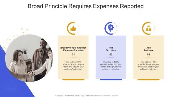 Broad Principle Requires Expenses Reported In Powerpoint And Google Slides Cpb