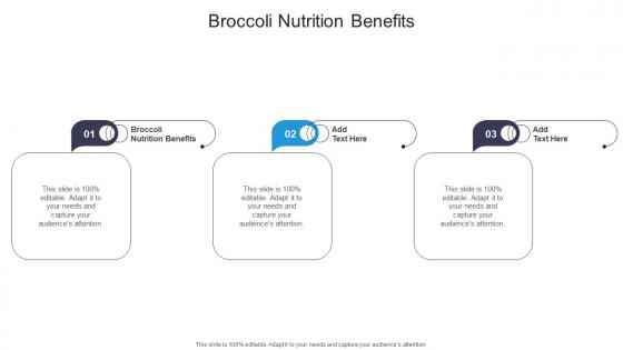 Broccoli Nutrition Benefits In Powerpoint And Google Slides Cpb