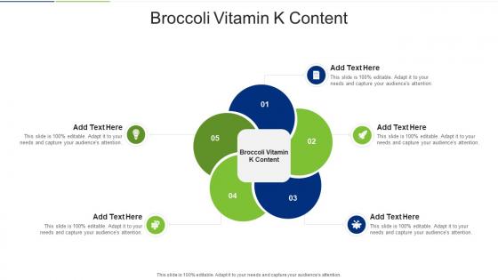Broccoli Vitamin K Content In Powerpoint And Google Slides Cpb