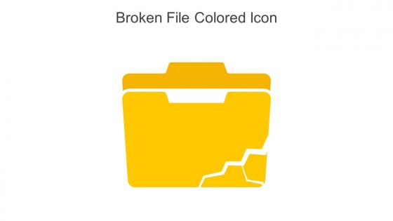 Broken File Colored Icon In Powerpoint Pptx Png And Editable Eps Format