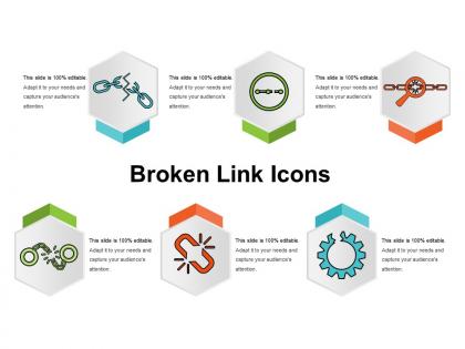 Broken link icons