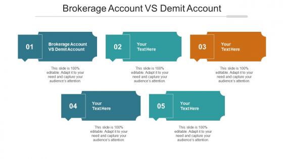 Brokerage Account Vs Demit Account Ppt Powerpoint Presentation Slides Objects Cpb