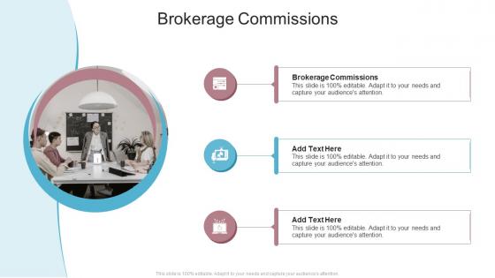 Brokerage Commissions In Powerpoint And Google Slides Cpb