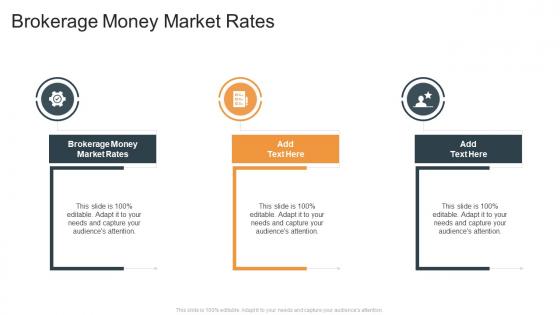 Brokerage Money Market Rates In Powerpoint And Google Slides Cpb