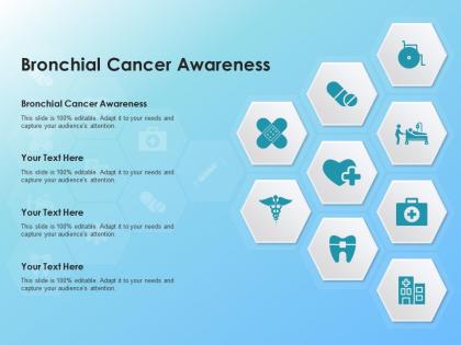 Bronchial cancer awareness ppt powerpoint presentation show brochure