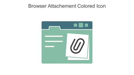 Browser Attachement Colored Icon In Powerpoint Pptx Png And Editable Eps Format