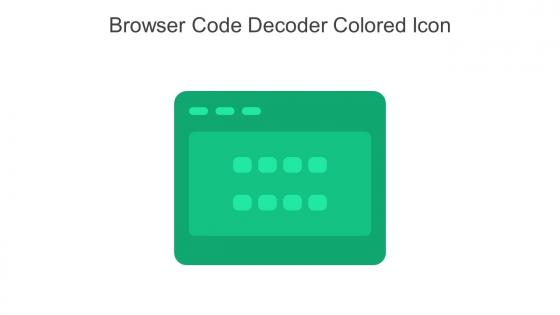 Browser Code Decoder Colored Icon In Powerpoint Pptx Png And Editable Eps Format