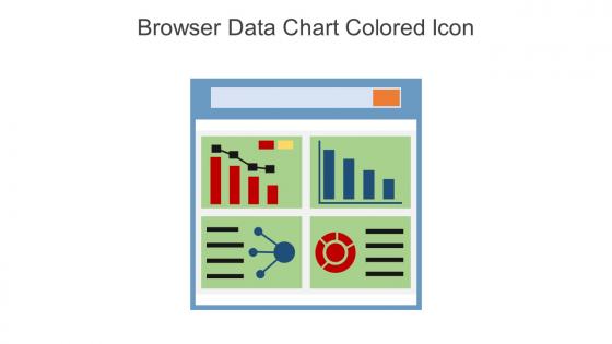 Browser Data Chart Colored Icon In Powerpoint Pptx Png And Editable Eps Format
