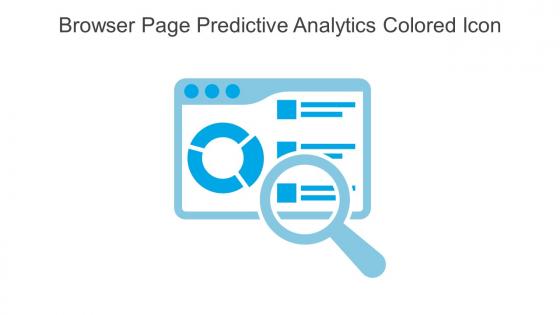 Browser Page Predictive Analytics Colored Icon In Powerpoint Pptx Png And Editable Eps Format