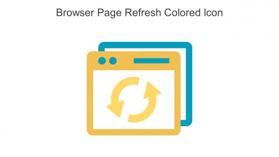 Browser Page Refresh Colored Icon In Powerpoint Pptx Png And Editable Eps Format