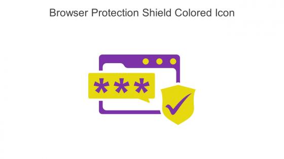 Browser Protection Shield Colored Icon In Powerpoint Pptx Png And Editable Eps Format