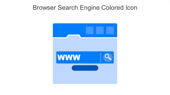 Browser Search Engine Colored Icon In Powerpoint Pptx Png And Editable Eps Format