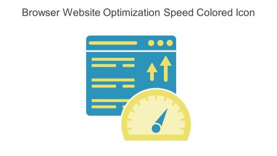 Browser Website Optimization Speed Colored Icon In Powerpoint Pptx Png And Editable Eps Format