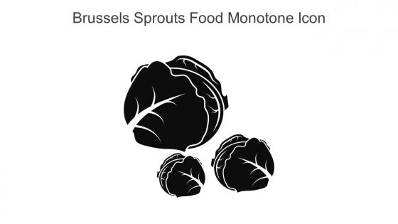 Brussels Sprouts Food Monotone Icon In Powerpoint Pptx Png And Editable Eps Format