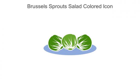 Brussels Sprouts Salad Colored Icon In Powerpoint Pptx Png And Editable Eps Format