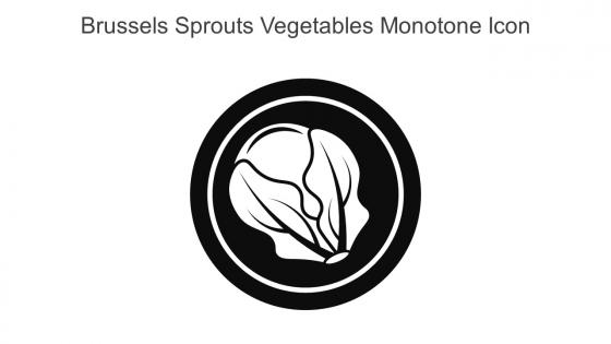 Brussels Sprouts Vegetables Monotone Icon In Powerpoint Pptx Png And Editable Eps Format