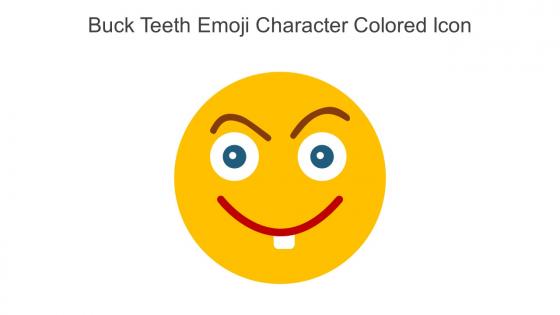Buck Teeth Emoji Character Colored Icon In Powerpoint Pptx Png And Editable Eps Format