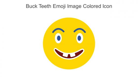 Buck Teeth Emoji Image Colored Icon In Powerpoint Pptx Png And Editable Eps Format