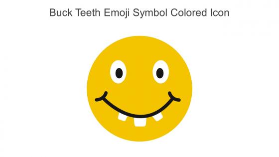Buck Teeth Emoji Symbol Colored Icon In Powerpoint Pptx Png And Editable Eps Format