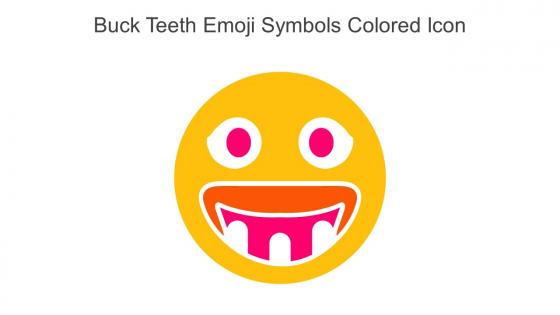 Buck Teeth Emoji Symbols Colored Icon In Powerpoint Pptx Png And Editable Eps Format