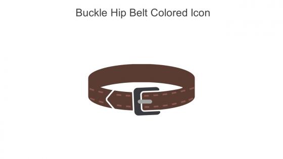 Buckle Hip Belt Colored Icon In Powerpoint Pptx Png And Editable Eps Format