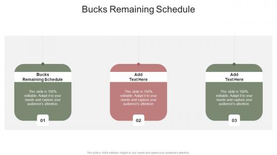 Bucks Remaining Schedule In Powerpoint And Google Slides Cpb