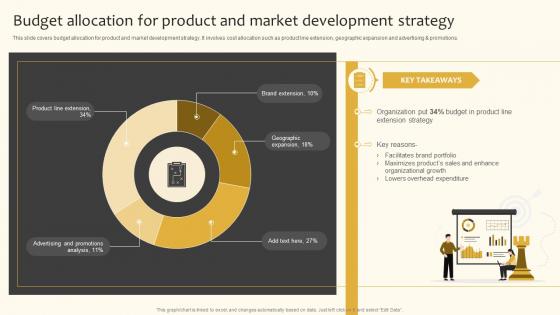 Budget Allocation For Product And Market Development Strategy Implementing Product Strategy SS