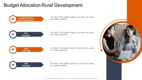 Budget Allocation Rural Development In Powerpoint And Google Slides Cpb