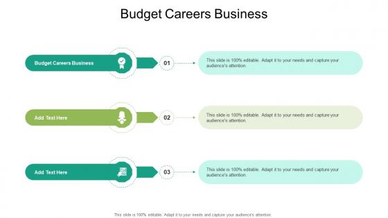 Budget Careers Business In Powerpoint And Google Slides Cpb