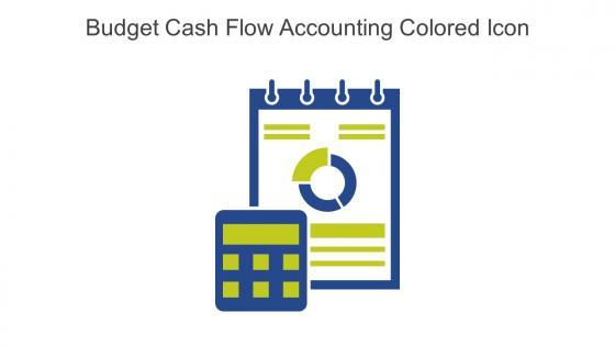Budget Cash Flow Accounting Colored Icon In Powerpoint Pptx Png And Editable Eps Format