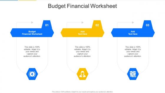 Budget Financial Worksheet In Powerpoint And Google Slides Cpb