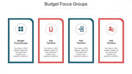 Budget Focus Groups Ppt Powerpoint Presentation Professional Icon Cpb
