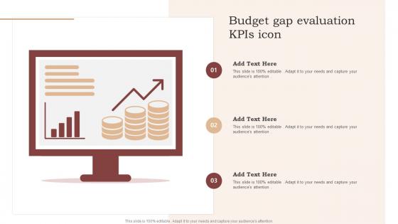 Budget Gap Evaluation KPIs Icon