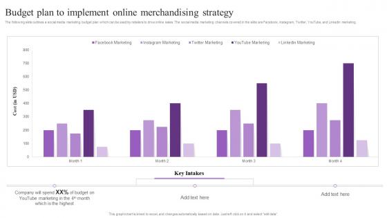 Budget Plan To Implement Online Merchandising Strategy Increasing Brand Loyalty