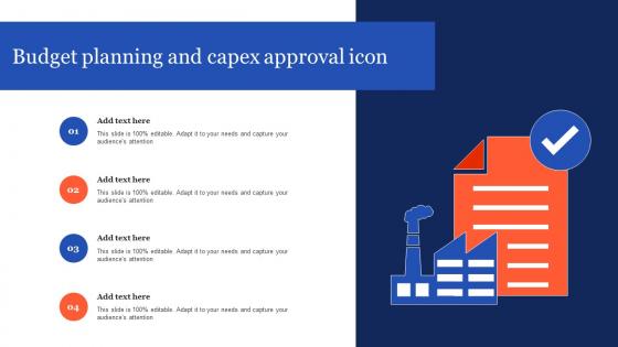 Budget Planning And Capex Approval Icon