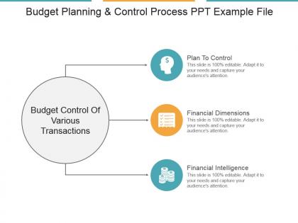 Budget planning and control process ppt example file