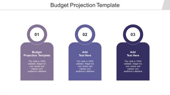 Budget Projection Template Ppt Powerpoint Presentation Infographic Template Influencers Cpb
