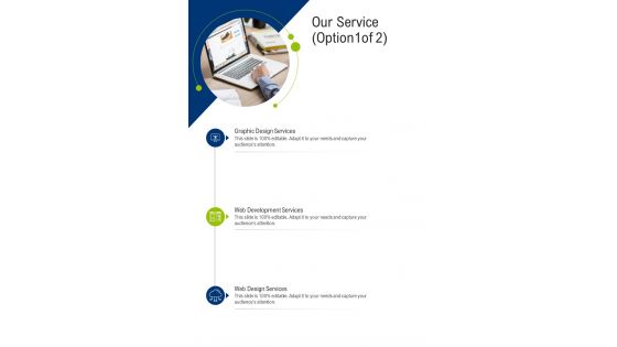 Budget Proposal Our Service One Pager Sample Example Document