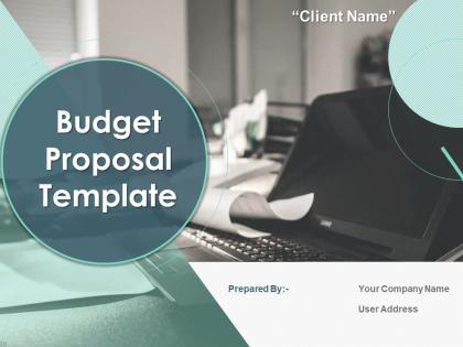 Budget Proposal Template Powerpoint Presentation Slides