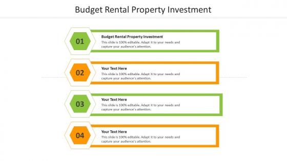 Budget rental property investment ppt powerpoint presentation summary example cpb