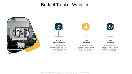 Budget Tracker Website In Powerpoint And Google Slides Cpb