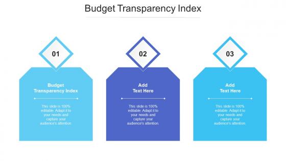 Budget Transparency Index Ppt Powerpoint Presentation Layouts Mockup Cpb