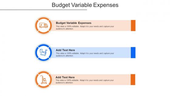 Budget Variable Expenses In Powerpoint And Google Slides Cpb